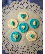 Happy Hanukkah edible fondant cupcake toppers. - £19.66 GBP+