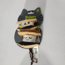 Quirky Kitty Meow Smores 2PK Catnip Filled Cat Toys - £5.97 GBP