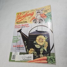 Painting Decorative Arts July/August 1994 Magazine Sunflowers Picnic Basket - £7.95 GBP