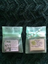 VP Baby Shower 25 Green Elephant Baby&#39;S Breath Seed Favors + Baby Poem - $10.86