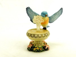 &quot;Splashing Around&quot; Fountain Bluebird Figurine, Hamilton Collection, Vint... - £11.02 GBP