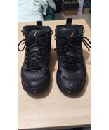 Youth Air Jordan Retro 12 (GS)  Black Taxi 153265-071 SZ 4.5Y Black &amp; Gold - €29,64 EUR
