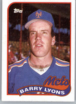 1989 Topps 412 Barry Lyons  New York Mets - £0.77 GBP