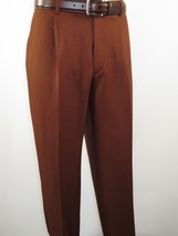 Men 2pc Walking Leisure Suit Short Sleeves By DREAMS 255-12 Solid Cognac - $50.00