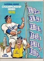 1978 NLCS Game program Phillies @ Dodgers NL Championship - £26.32 GBP