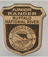 Wooden BUFFALO NATIONAL RIVER Junior Ranger Badge  National Park Service... - $13.17