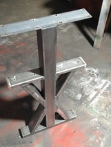 metal table legs, side table metal base, steel table base, iron table base - £373.54 GBP