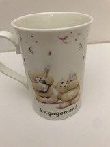 Engagement Celebration Cup Hallmark Cards Forever Friends Cute Bears Champagne - £11.66 GBP