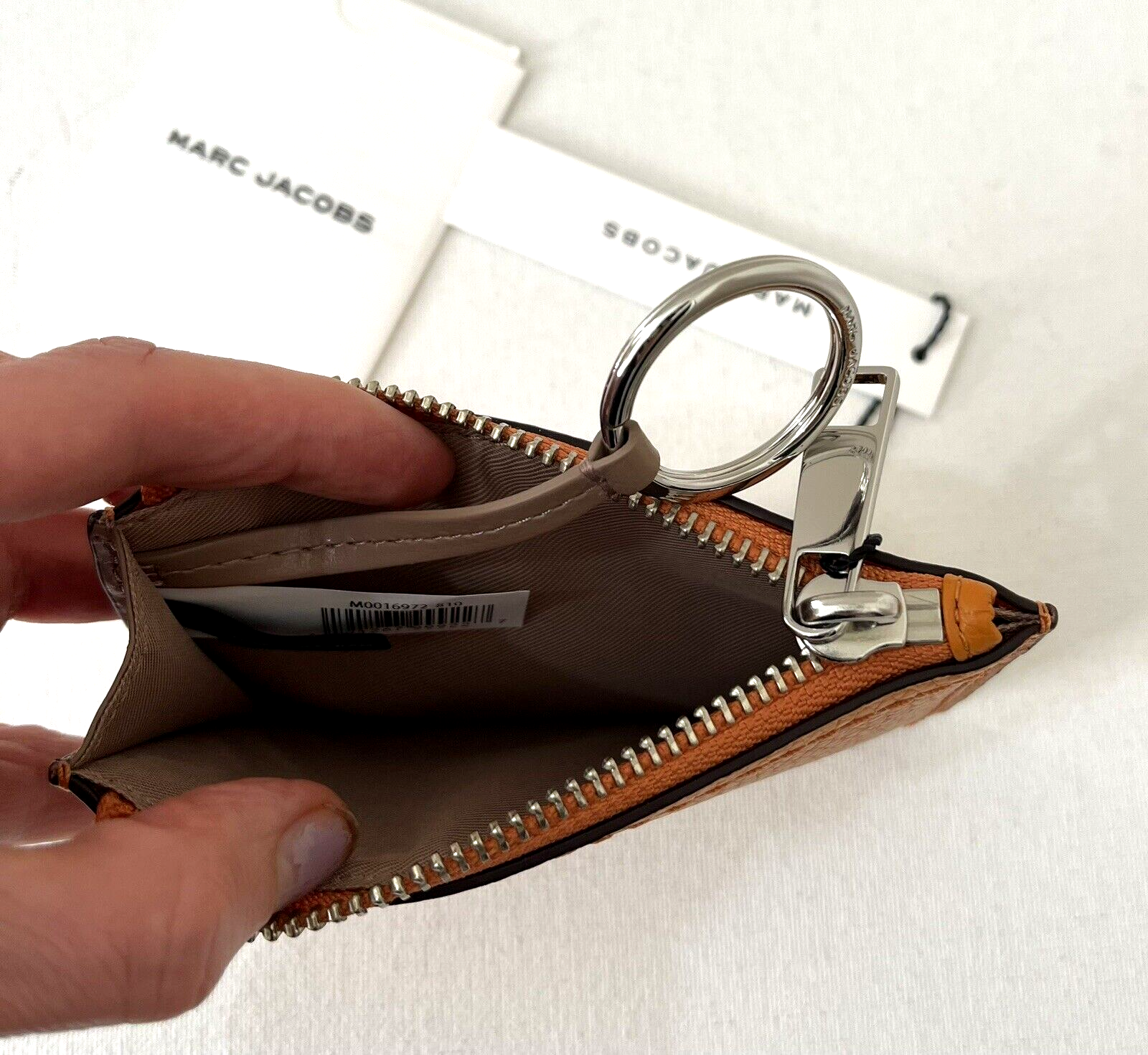 New Marc Jacobs Large Slim Card Holder Desert Sun Item image 3