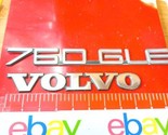 1982- 1990  Volvo 760 GLE Boot Badge Emblem Nameplate Set Metal Badge - £35.65 GBP