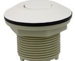 Pres Air Trol B225-WF 1.5" HS x 2.62" FD Flush Air Button - White B225-WF - $33.70