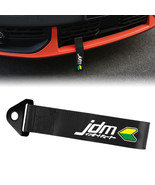 Car Tow Towing Black Strap Belt JDM Racing Drift Rally Hook Universal x1 - £7.09 GBP