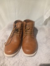 Men&#39;s Soviet Tan  Coloured Boots Size 8 Free Express Shipping - $28.94
