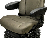 Sears Style 12 Volt Air Seat Brown Fabric bottom mounting 9.50&quot; x 9.25&quot; - $1,249.99