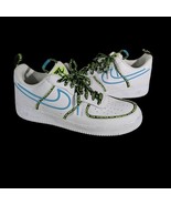 Nike Air Force 1 Premium Worldwide Pack Fury Mens 14 White Blue CK7213-1... - $222.75