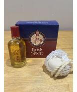 Vintage Avon Brisk Spice for Men Cologne Splash &amp; Soap on a Rope Gift Se... - $24.74