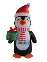 12 Foot Tall JUMBO Christmas Inflatable Penguin and Gift Yard Balloon De... - $84.14