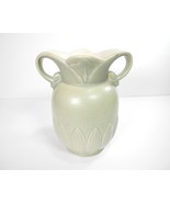 Red Wing Pottery Lotus Vase 930 Double Handle Ceramic Urn 30s Foam Green... - £87.18 GBP