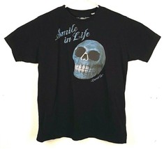 DIESEL Co. Black  T-Shirt - Smile in Life - Skull - Mens XL - $33.66