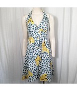 Betsey Johnson Butterfly Print Halter Dress Cotton Retro Sundress Medium... - €70,12 EUR