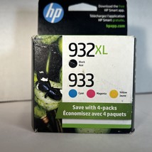 HP 932XL Black &amp; 933 Cyan, Magenta, Yellow Ink Cartridges - $15.99