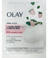 Pack of 8 Olay Fresh Outlast White Strawberry Mint Cleansing Beauty Bar ... - $33.63 CAD