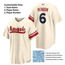 Los Angeles Angels Fanatics Cream Replica Custom Jersey, Custom Name Number - £31.44 GBP+
