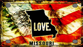 Missouri Love Novelty Mini Metal License Plate Tag - £11.95 GBP