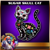 Sugar Skull Cat - Decal - $4.49+