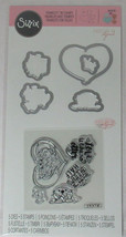 Sizzix 10 Pieces Framelits With Stamps Love U Like No Otter Half Valentines Day - £21.71 GBP