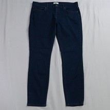 LOFT 10P Skinny Dark Wash Stretch Denim Jeans - £11.98 GBP