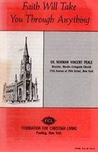 Faith Will Take You Through Anything [Pamphlet] Norman Vincent Pease - $5.88