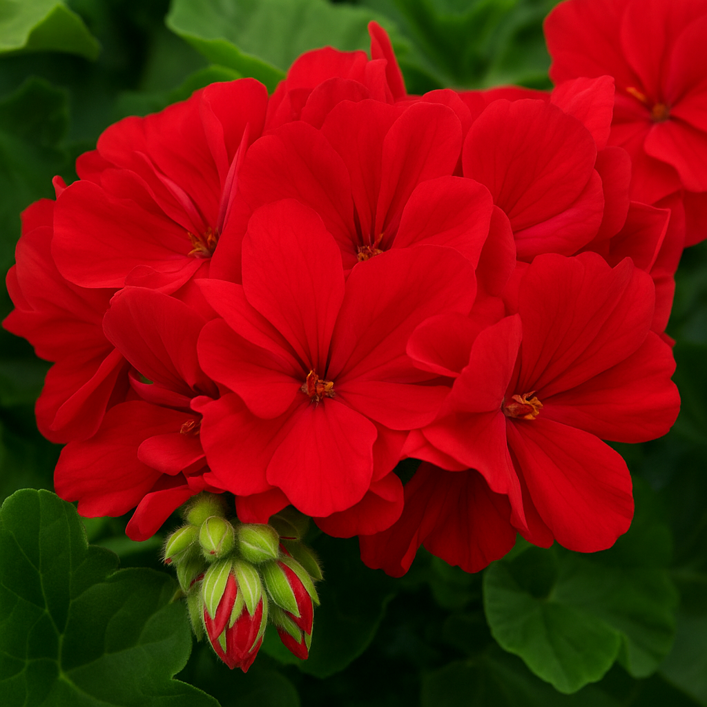 25 Calliope Dark Red Geranium Seeds, Rich Velvet Blooms, Vigorous Hybrid... - $12.99