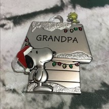 Hallmark Charmers Peanuts Christmas OrnamentSnoopy Woodstock Grandpa New  - $5.93