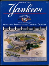New York Yankees-Legends Field-Inaugural Season Program-1986-stats-MLB - £48.28 GBP