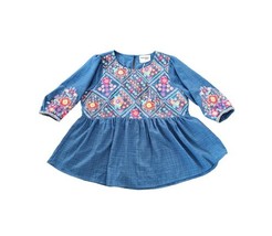 Savanna Jane Boho Embroidered Blouse shirt Top Size 1X - $49.50