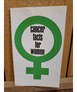 1964 American Cancer Society: Cancer Facts For Women Brochure - $15.65