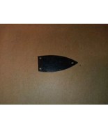 Black 3 Ply Harmony Silvertone Truss Rod Cover - $4.95