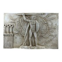 Leonidas &amp; 300 Spartans Thermopylae Battle Relief | Spartan Warrior Plaq... - €162,25 EUR
