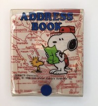 Vintage Snoopy Woodstock Address Book Scout Map Peanuts Mini Pencil Sanrio - £18.76 GBP