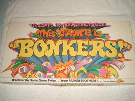 VINTAGE 1978 BONKERS BOARD GAME 100% COMPLETE - £19.54 GBP