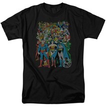 DC Comics Original Universe Men&#39;s T-Shirt Black - £22.82 GBP+
