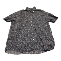 Roundtree &amp; Yorke Shirt Men&#39;s Large Multicolor Floral 100% Cotton Button... - $24.66
