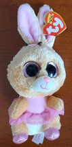 TY TWINKLE TOES Ballerina Bunny 6&quot; BEANIE BOOS- RETIRED - £20.75 GBP
