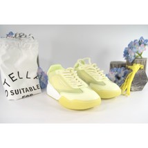 Stella McCarney Pale Yellow Loop Oversize Vegan Leather Sneakers 37 NIB - £312.19 GBP
