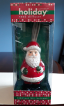 Holiday Time Diffuser Oil Reed Set - Ceramic Santa - Christmas Tree Fragrance - $19.80