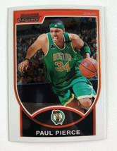 2007 Bowman Chrome Paul Pierce #34 Boston Celtics - White Border - $5.93