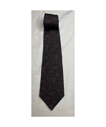Giorgio Armani Cravette Necktie 56” Brown Red Paisley Multicolor Classic... - $126.44 MXN