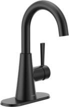 Moen Ronan Matte Black One-Handle Single Hole Modern Bathroom Sink, 84021Bl - $167.97