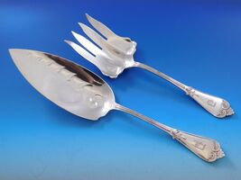 Beekman by Tiffany and Co Sterling Silver Fish Serving Set 2pc Scroll De... - $979.11